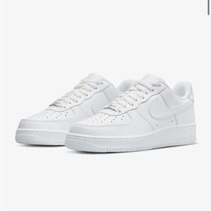 Nike Air Force all white size 7 wms